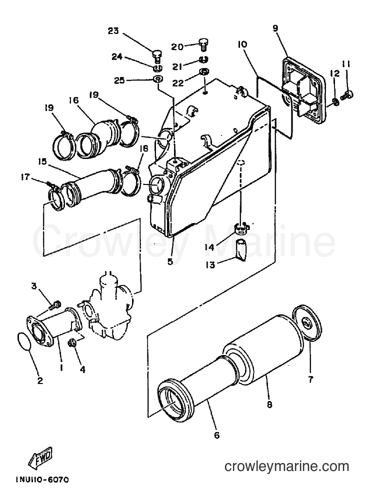 1989 ATV YFM200DX - YFM200DX (3GC2) [010] - INTAKE