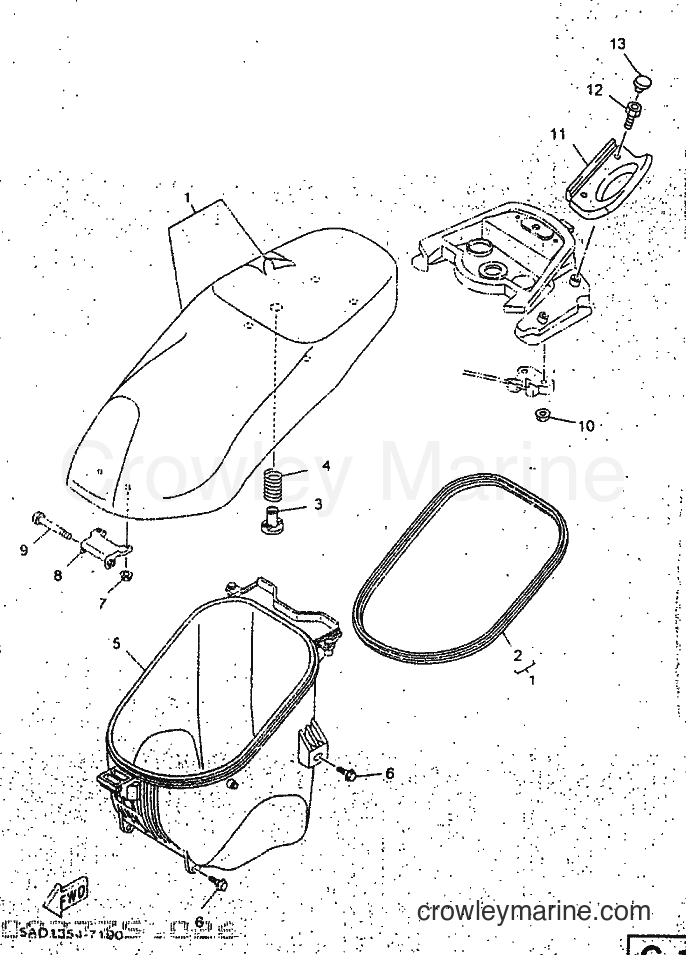 1998 Scooter YN50 - YN50 (5AD3) [99A] - SEAT