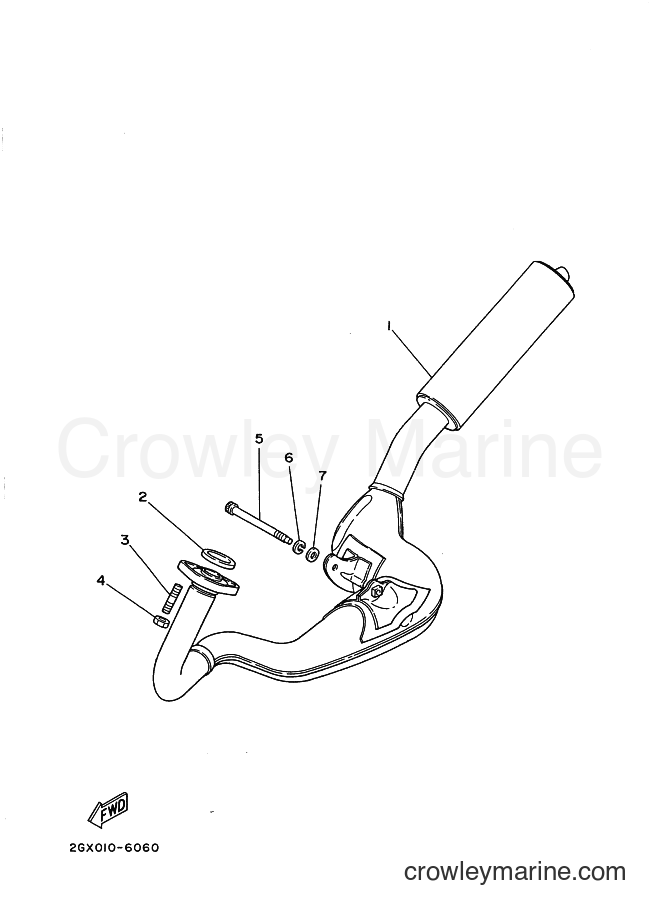 Yamaha Motors YSR80 (3VU3) [010] - EXHAUST
