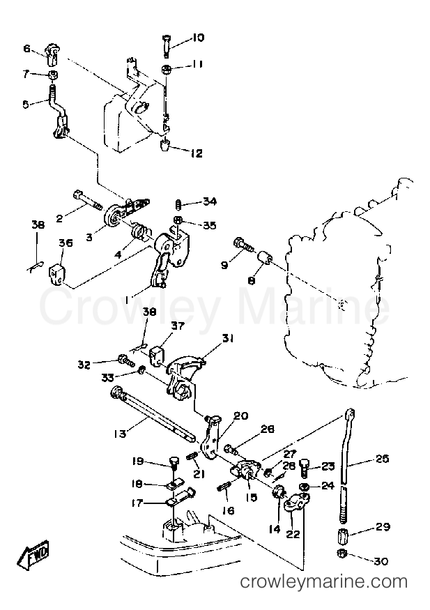 Yamaha Motors 50TLHP - CONTROL ENGINE