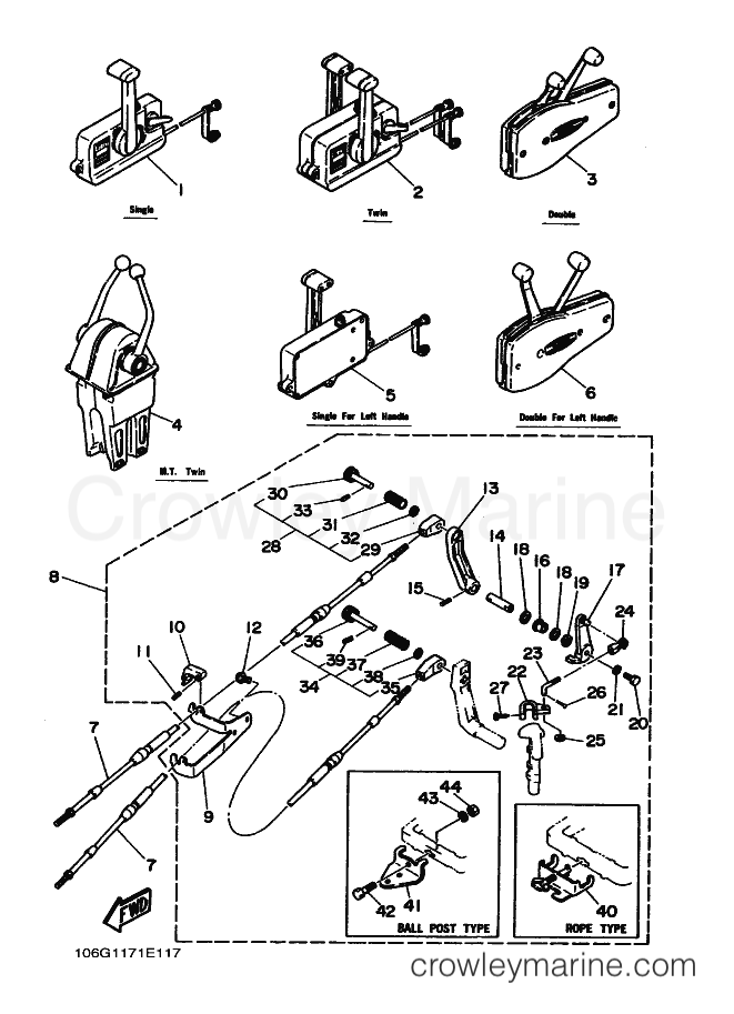 Yamaha Motors 8C (6G1) [030] - REMOTE CONTROL