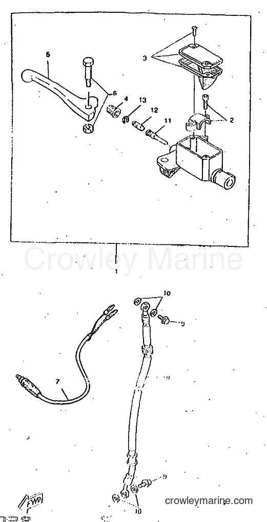 1998 Scooter CW50RSP - CW50RSP (4WT3) [010] - FRONT MASTER CYLINDER