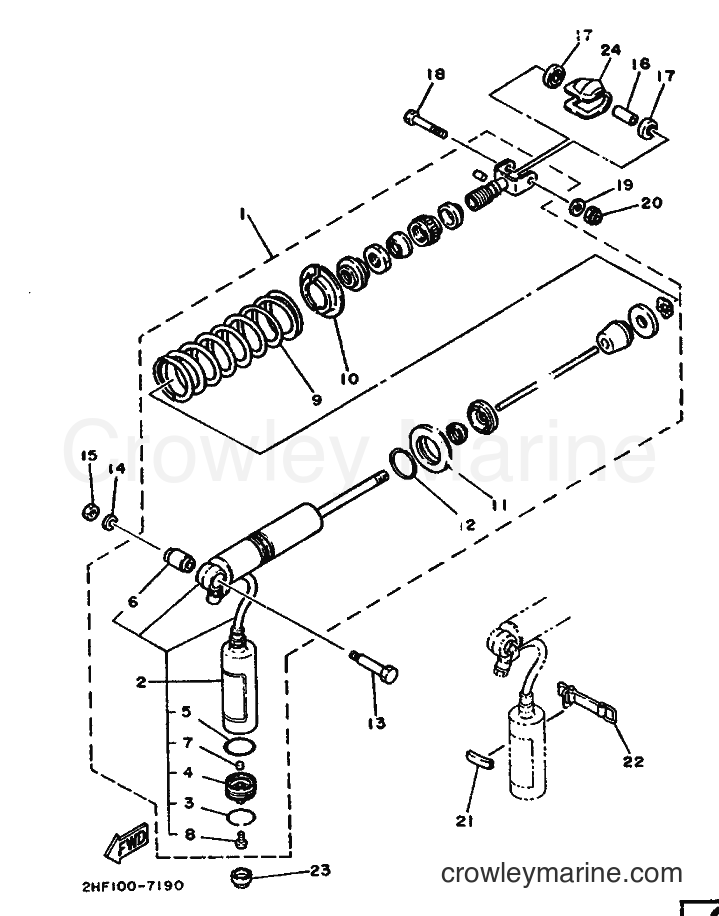 Yamaha Motors YZ80 (2JF) [999] - REAR SUSPENSION