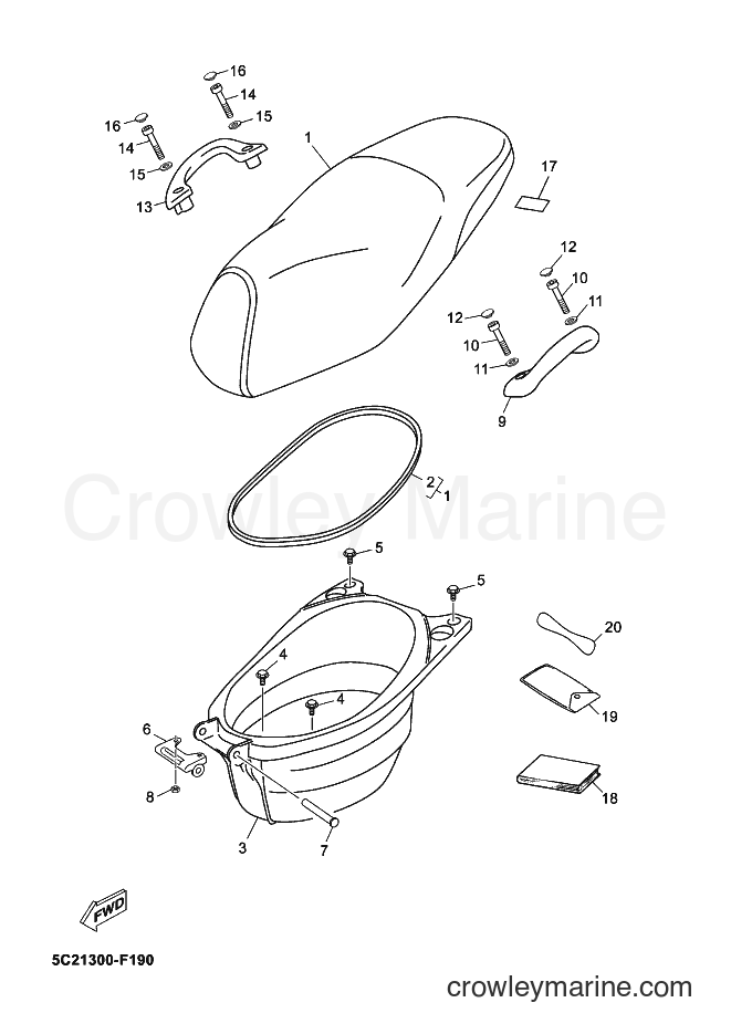 2008 Scooter YN50 - YN50 (5C21) [060] - SEAT