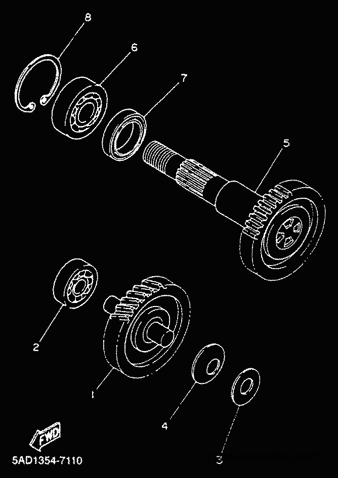 Yamaha Motors YN50 (5BV5) [010] - TRANSMISSION