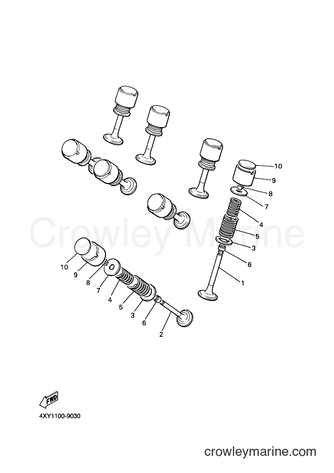 Yamaha Motors XVZ13TFL (5MC3) [010] - VALVE
