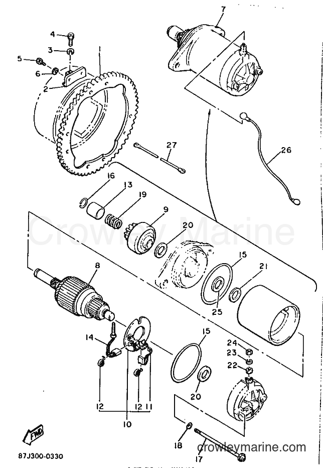 1990 Snowmobile PZ480P - PZ480P (87F1) [010] - ALTERNATE (ELECTRICAL)