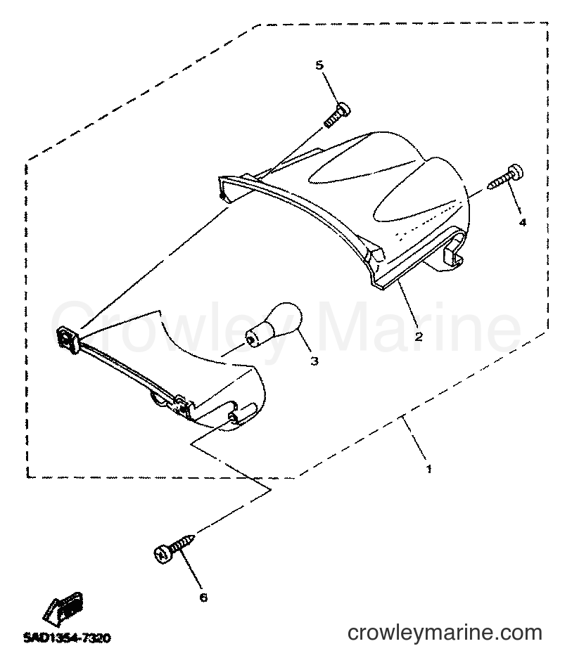Yamaha Motors YN50M (5MRG) [010] - TAILLIGHT