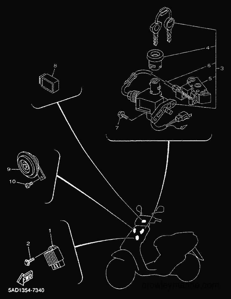 Yamaha Motors YN50 (5BX5) [010] - ELECTRICAL 1