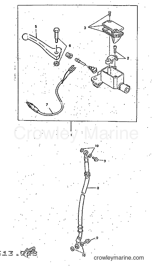 1997 Scooter CW50RS - CW50RS (4VB3) [999] - FRONT MASTER CYLINDER