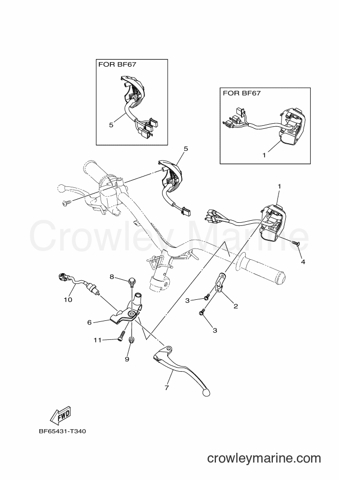 2018 Street Bike GDR155 - GDR155 (BF65) [010] - HANDLE SWITCH & LEVER