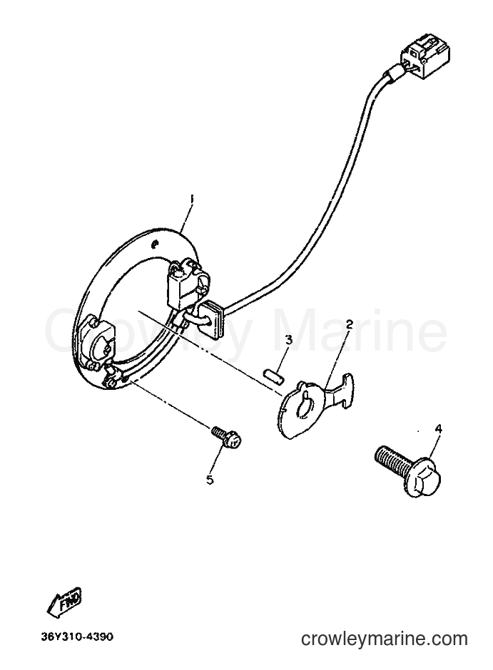 Yamaha Motors FJ1200 (1TX) [99A] - PICK UP COIL & GOVERNOR