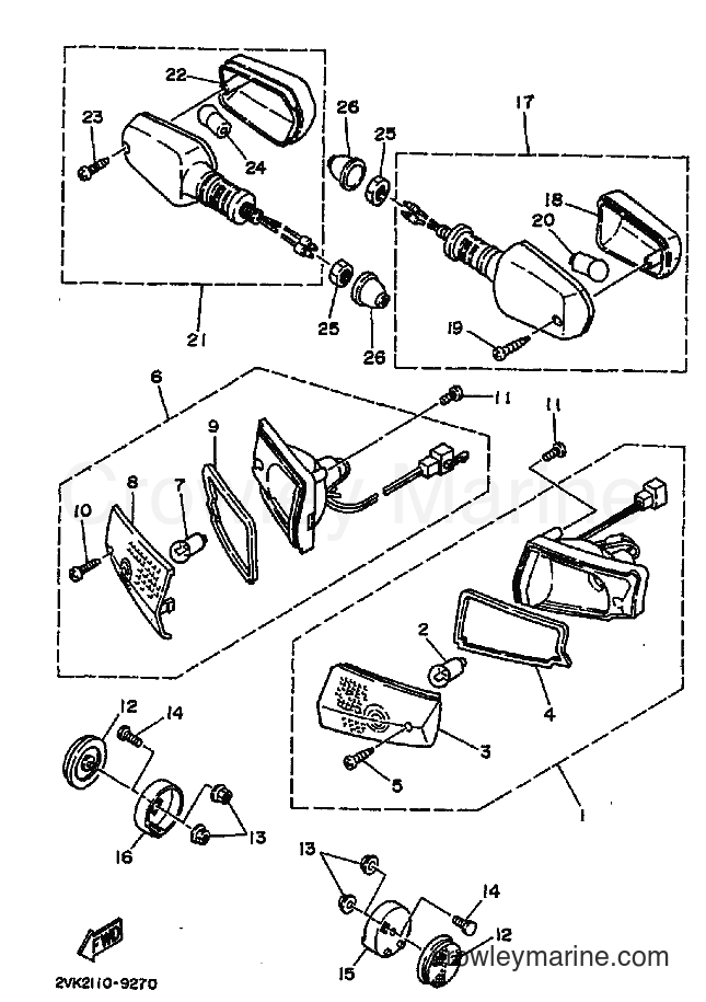 Yamaha Motors CY50 (3SA7) [010] - FLASHER LIGHT