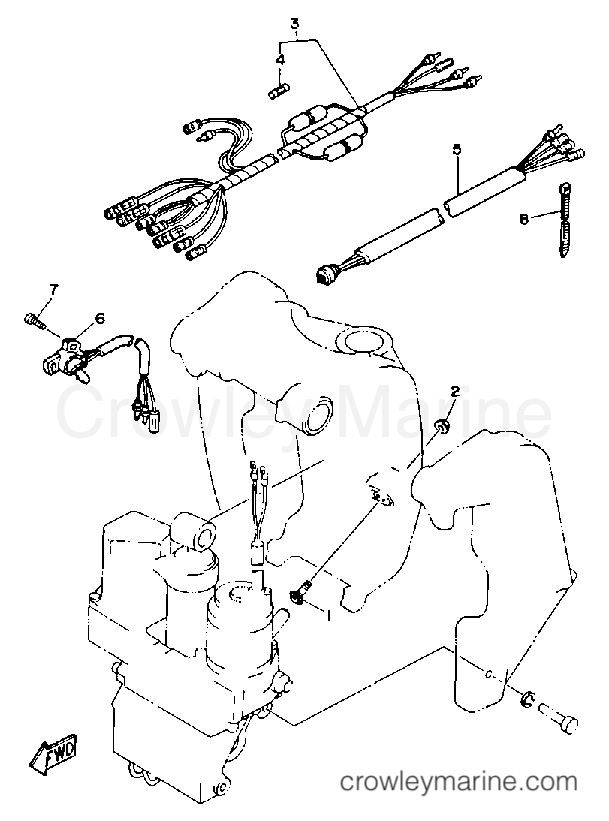 Yamaha Motors P200TLRQ - BRACKET 2