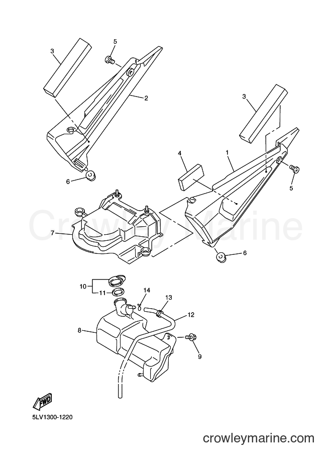2003 Street Bike FZS1000 - FZS1000 (5LVF) [060] - SIDE COVER