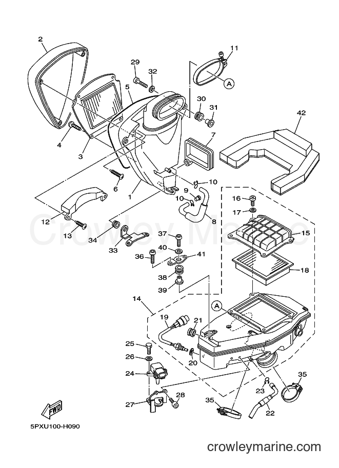 Yamaha Motors XV1700PC (2D8J) [010] - INTAKE 2