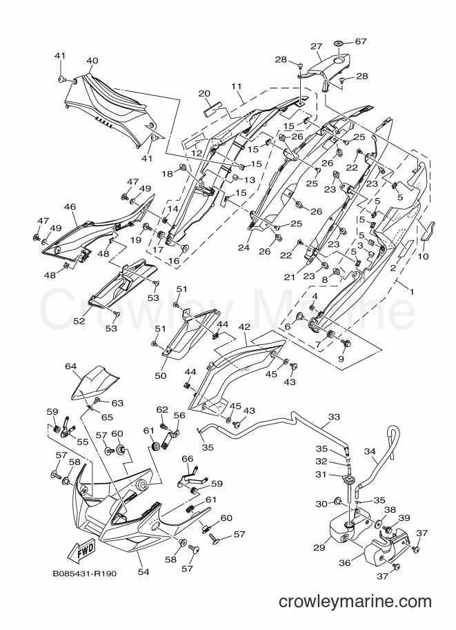 2017 Street Bike MTN320-A - MTN320-A (B086) [010] - SIDE COVER
