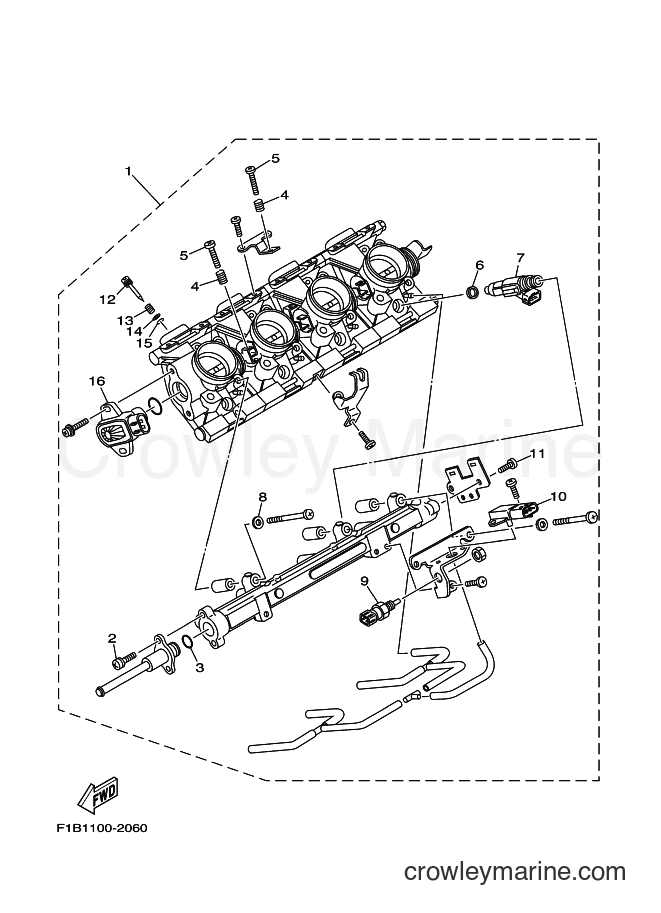Yamaha Motors FX1000-A (F1B2) [010] - INJECTION PUMP
