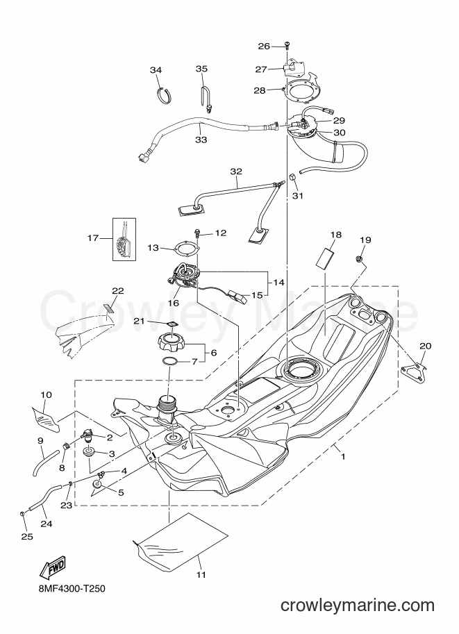 2018 Snowmobile SRS10BL53 - SRS10BL53 (8MF4) [010] - FUEL TANK