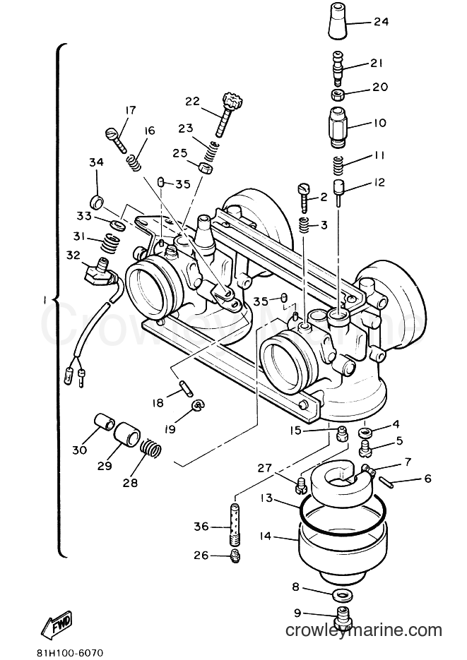 1991 Snowmobile VT480 - VT480 (88T1) [020] - CARBURETOR