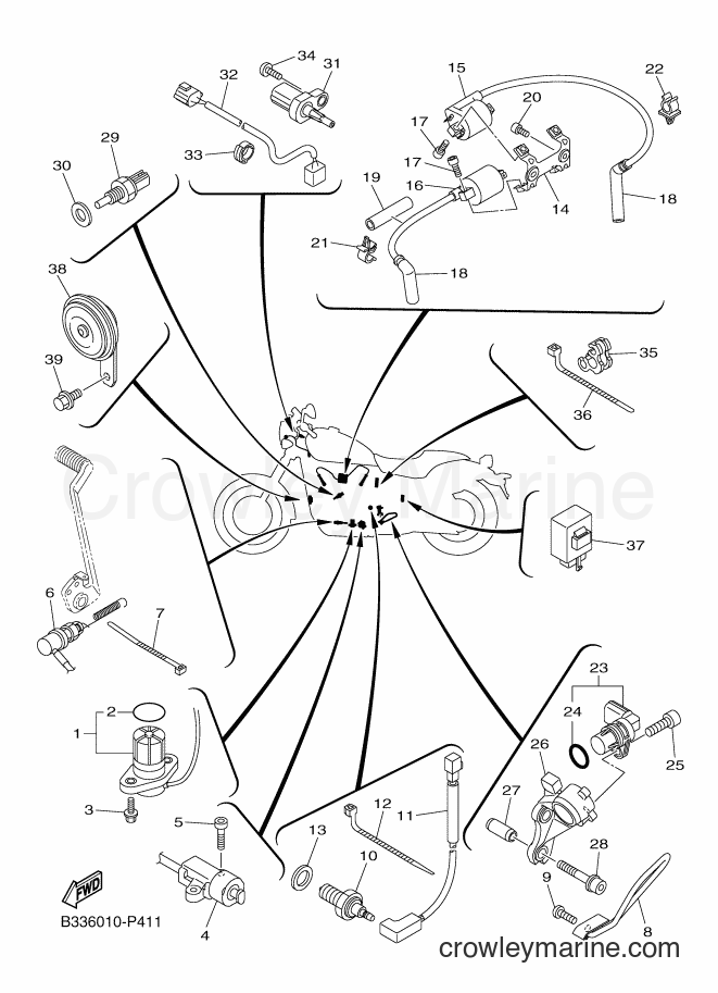 Yamaha Motors XVS950CU (B336) [010] - ELECTRICAL 1
