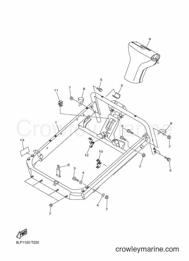 2018 Snowmobile VK10G - VK10G (8LP2) [020] - STEERING GATE