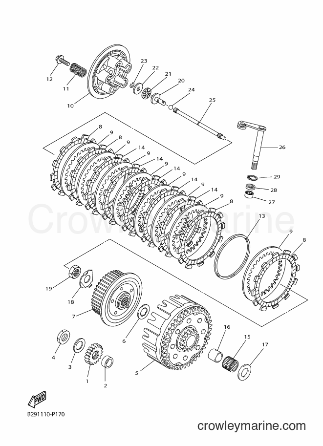 2015 Dirt Bike WR250F - WR250F (2GB2) [010] - CLUTCH