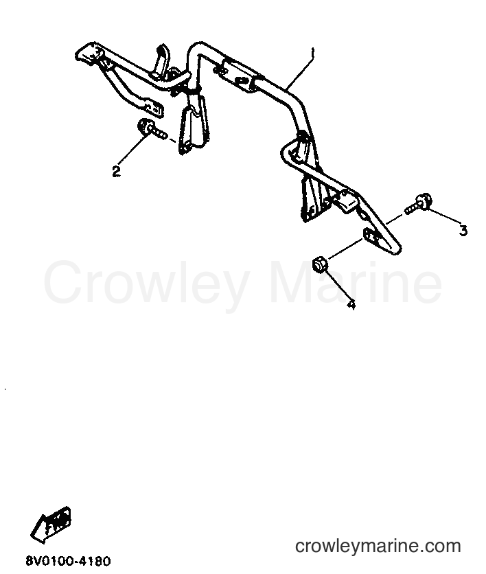 1986 Snowmobile PZ480K - PZ480K (81Y) [999] - STEERING GATE