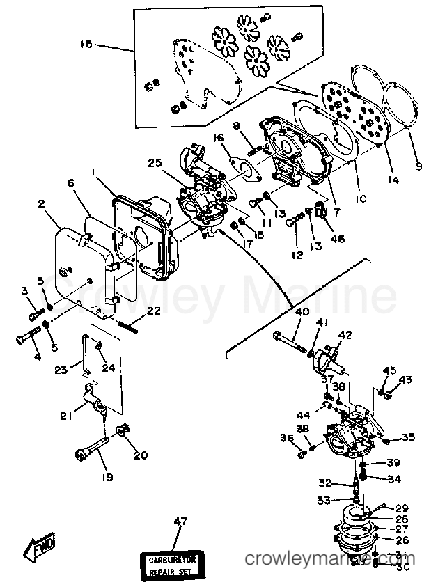 Yamaha Motors 25LN - AIR CLEANER