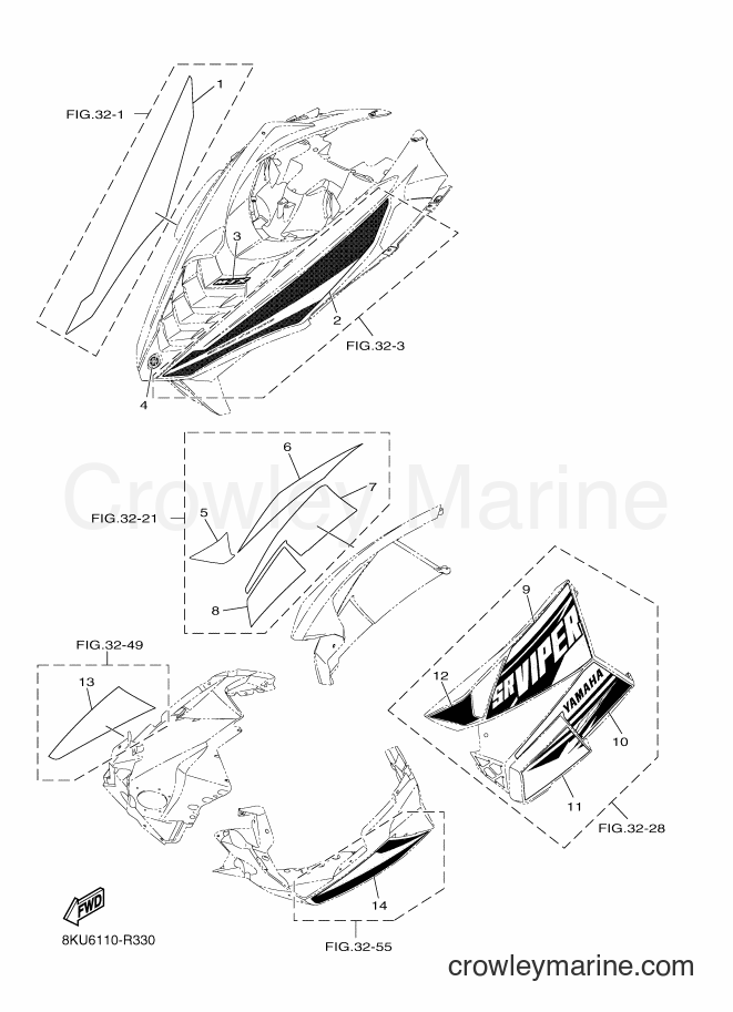 2016 Snowmobile SRV10ML62 - SRV10ML62 (8KU6) [010] - EMBLEM