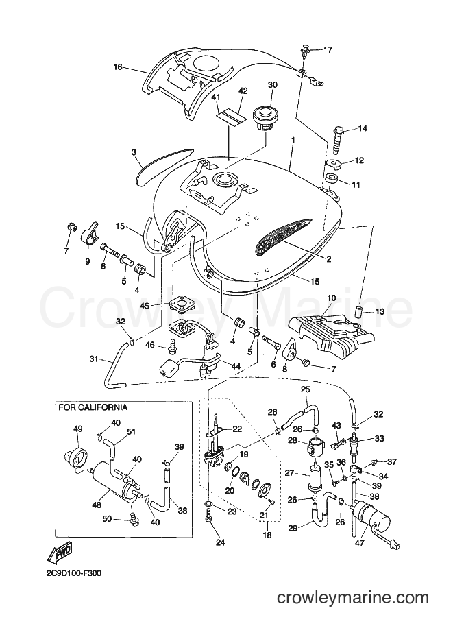 2007 Cruiser XVZ13TFS - XVZ13TFS (2C9F) [010] - FUEL TANK