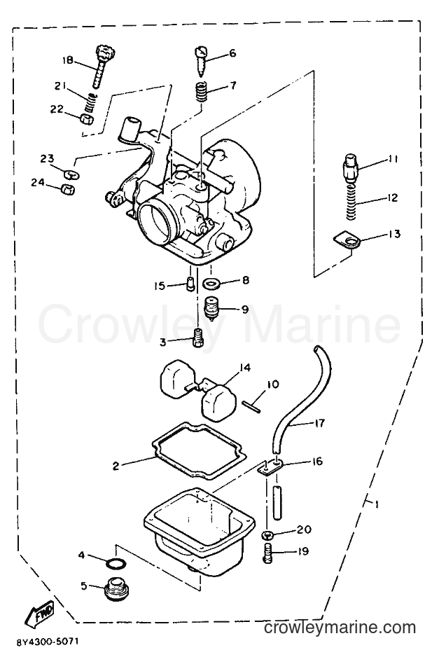 1988 Snowmobile ET340 - ET340 (84W) [999] - CARBURETOR