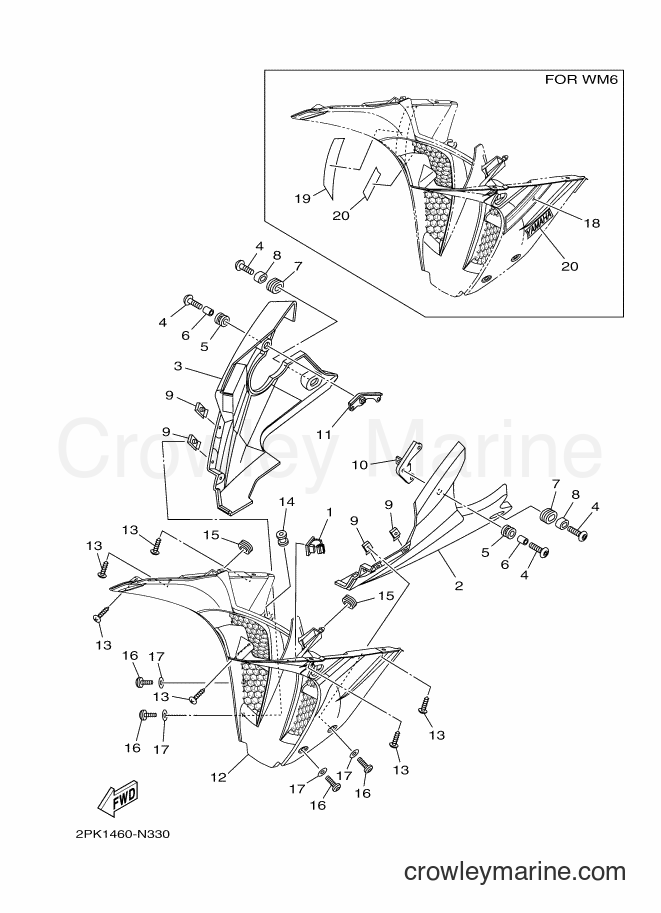2014 Sport Bike YZF-R15 - YZF-R15 (2PL1) [010] - LEG SHIELD