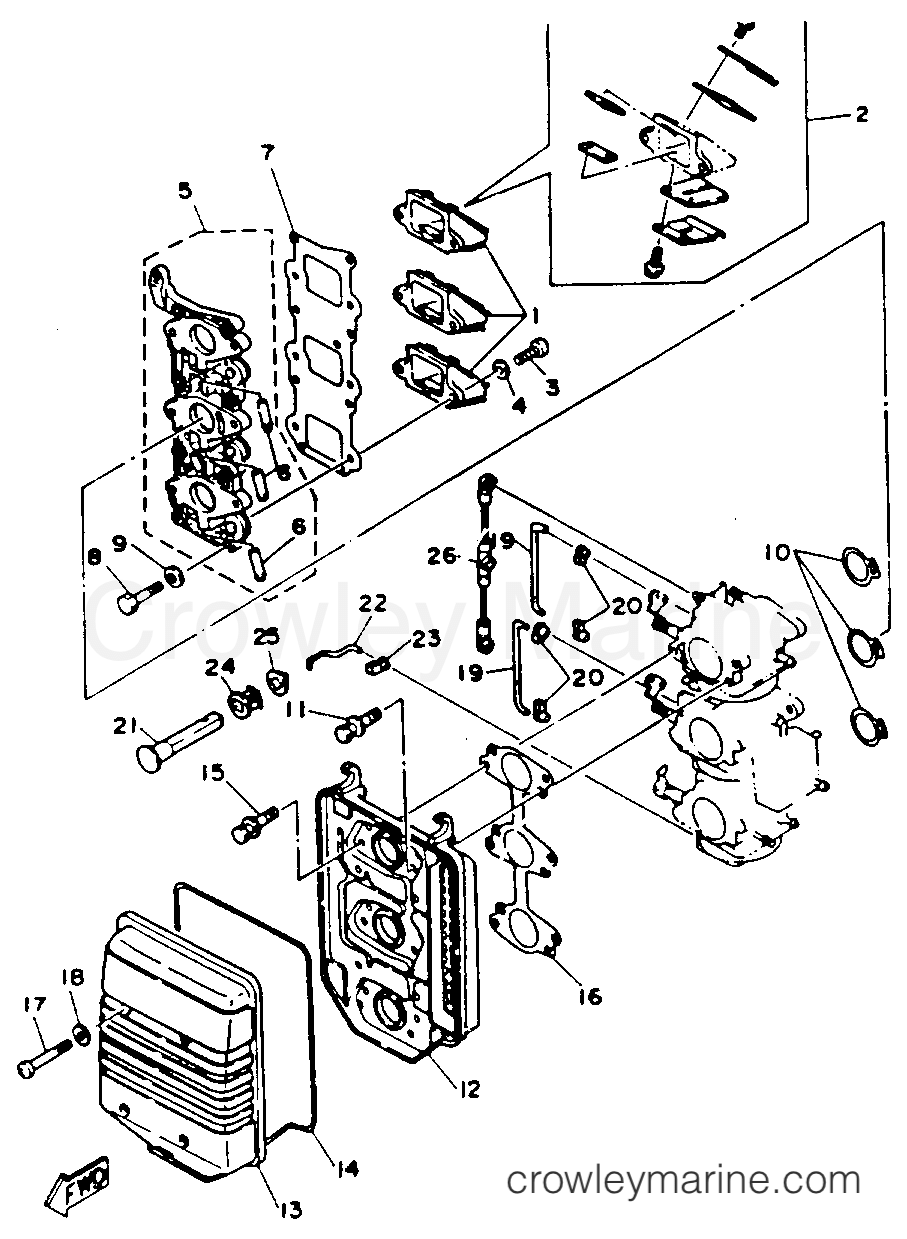 Yamaha Motors 30ELHS - INTAKE
