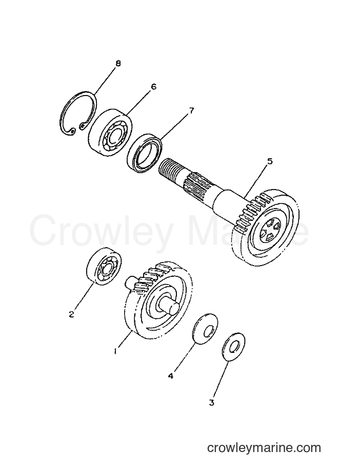 1999 Scooter CY50R - CY50R (3WG8) [010] - TRANSMISSION