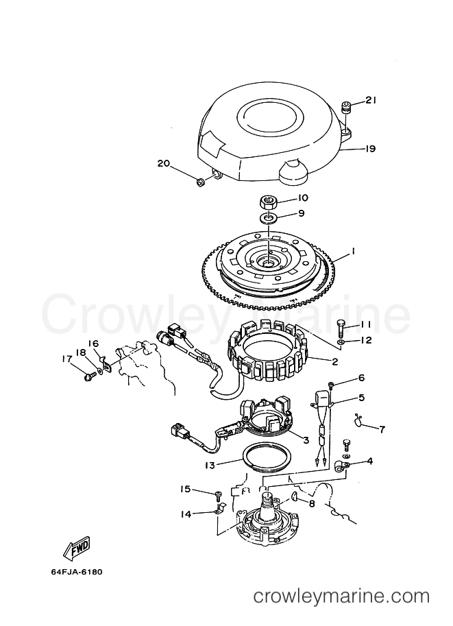 Yamaha Motors 225DETO (64F0) [020] - GENERATOR