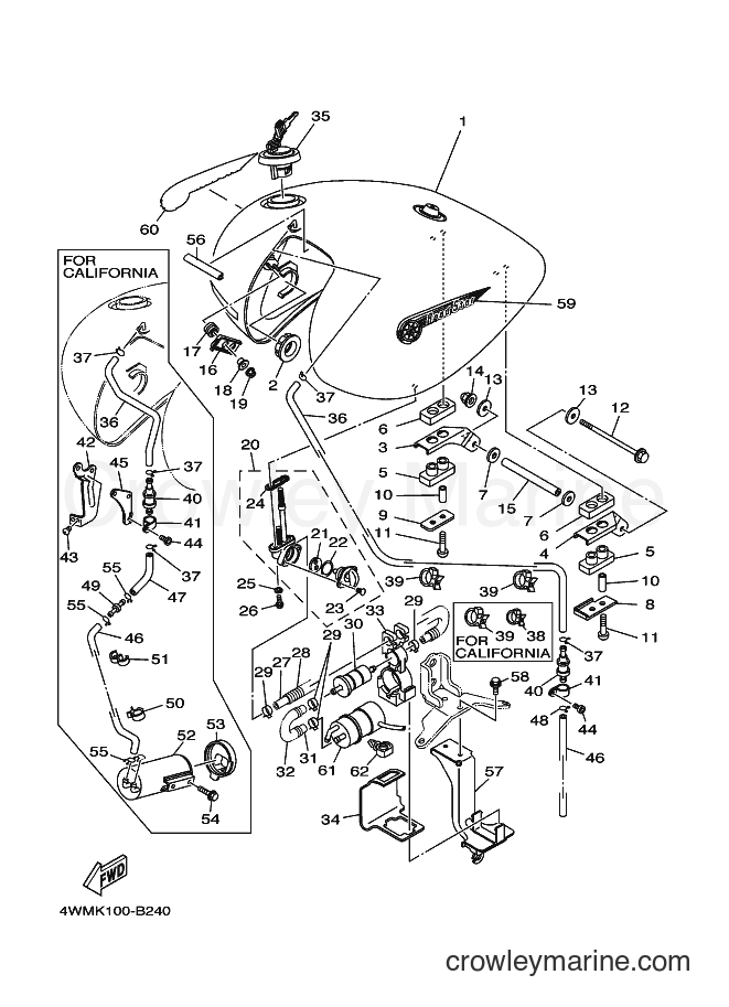 2003 Cruiser XV1600A - XV1600A (4WMM) [010] - FUEL TANK