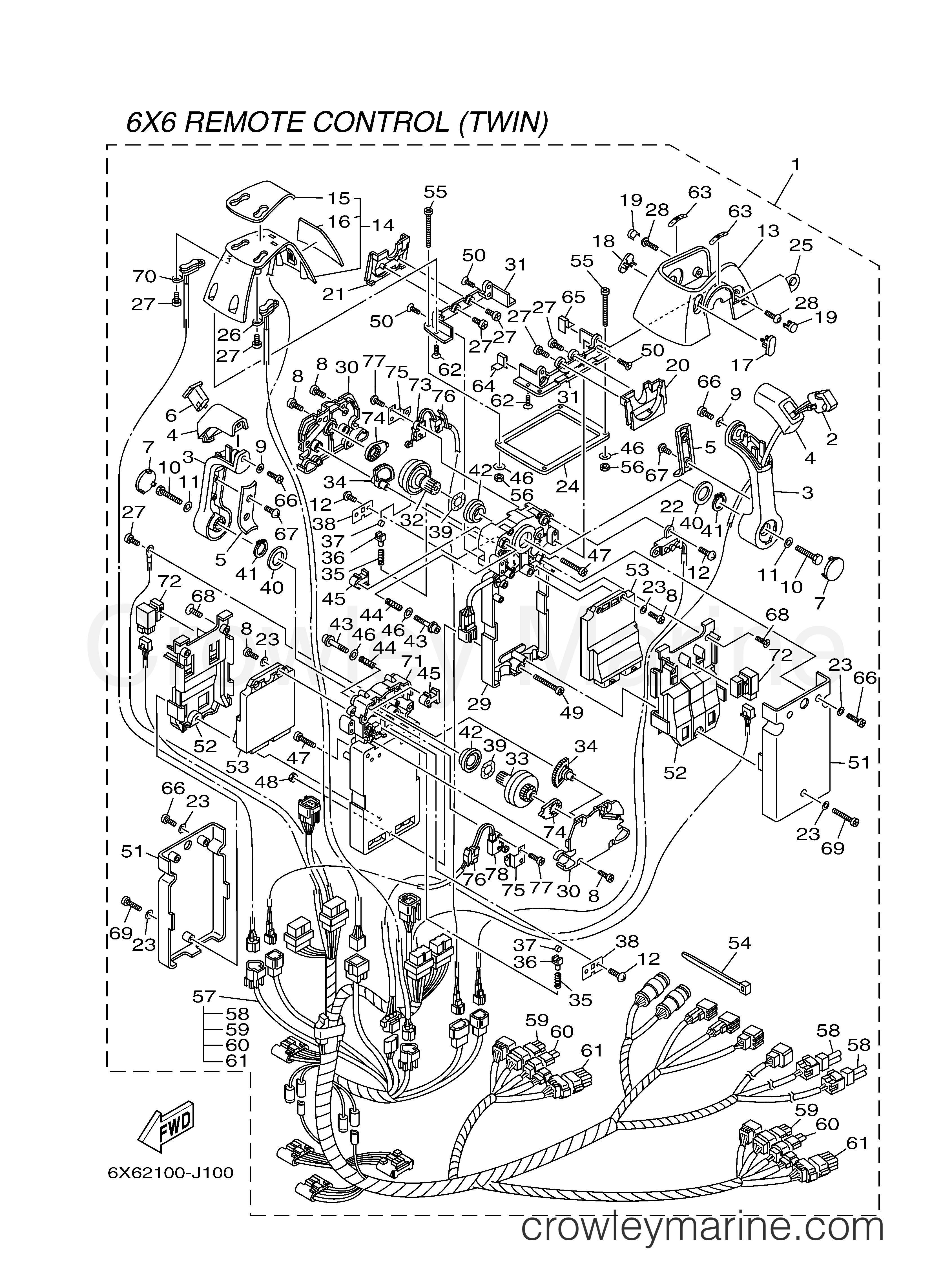 DEC REMOTE CONTROL (TWIN) - Various Years Rigging Command Link Command ...