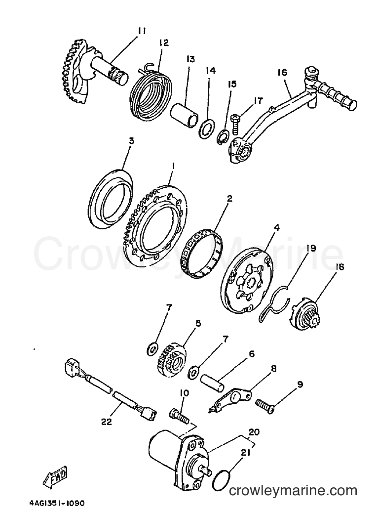 Yamaha Motors CY50 (3SA6) [010] - STARTER
