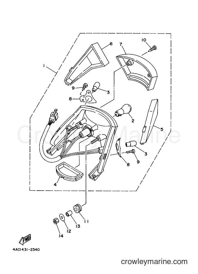 Yamaha Motors V120JR-S (4MA5) [010] - TAILLIGHT