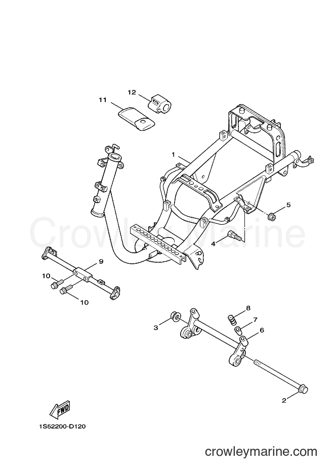 Yamaha Motors YW100 (1S54) [010] - FRAME