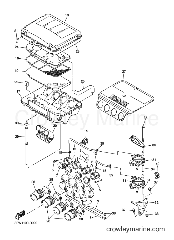 Yamaha Motors RX10MS (8GA1) [020] - INTAKE
