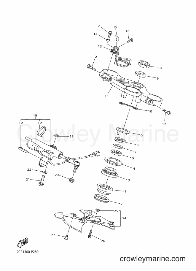 2018 Sport Bike YZF-R1 - YZF-R1 (BX46) [010] - STEERING