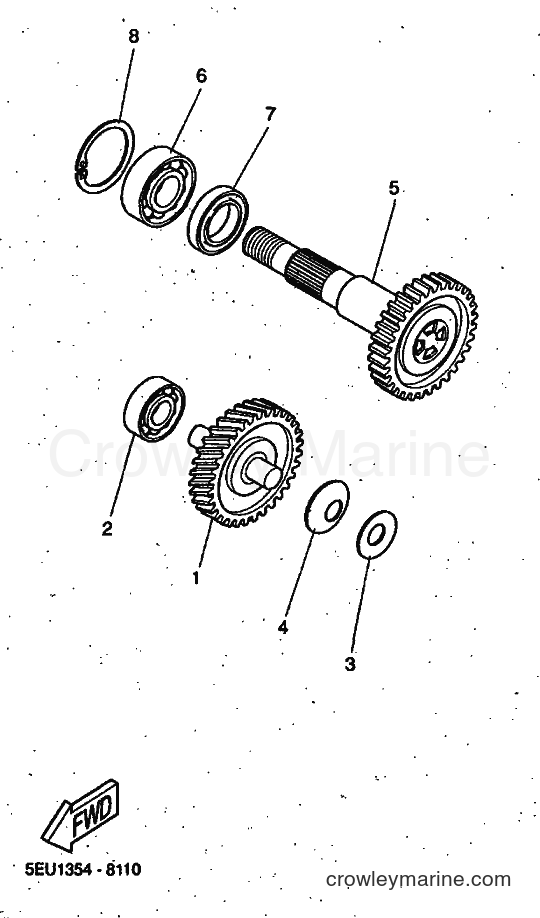 1999 Scooter YH50 - YH50 (5JB1) [010] - TRANSMISSION