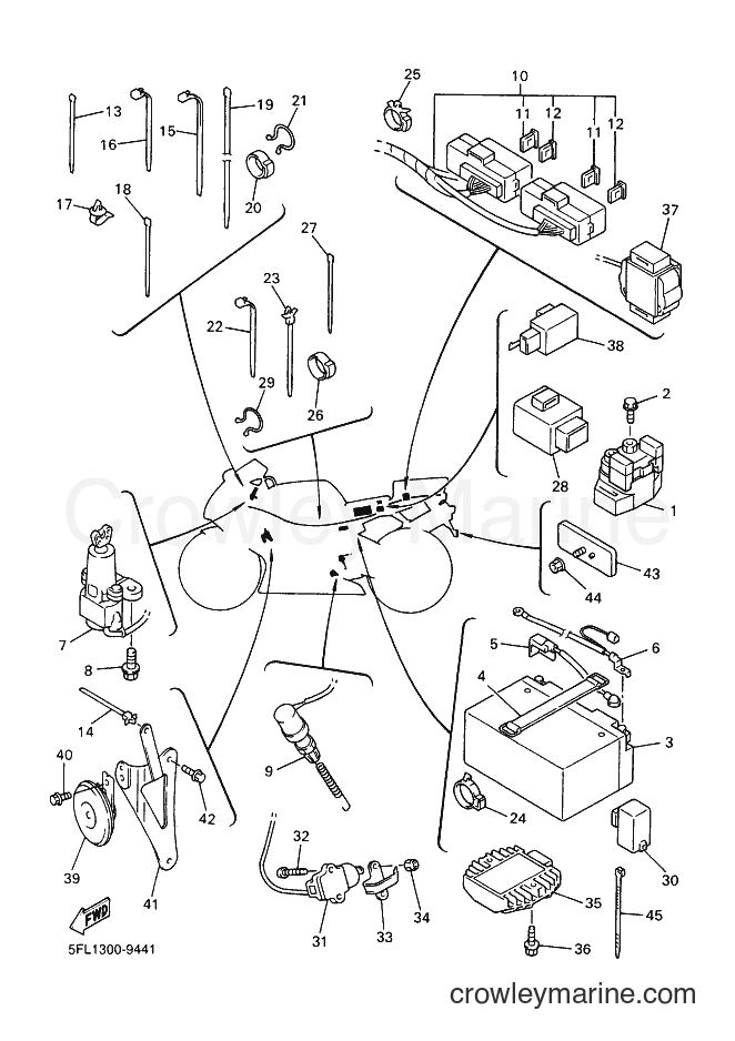 1999 Sport Bike YZF-R7 - YZF-R7 (5FL1) [010] - ELECTRICAL 2