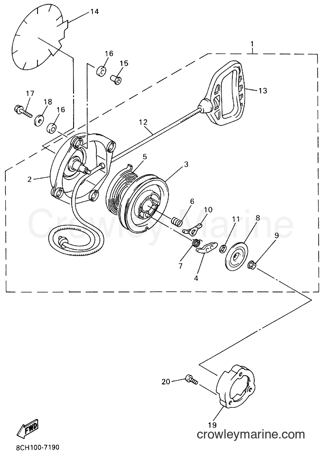 Yamaha Motors VX600LT (8CS1) [999] - STARTER