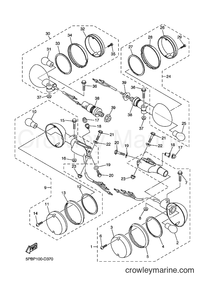 Yamaha Motors XVS1100 (3B8K) [010] - FLASHER LIGHT