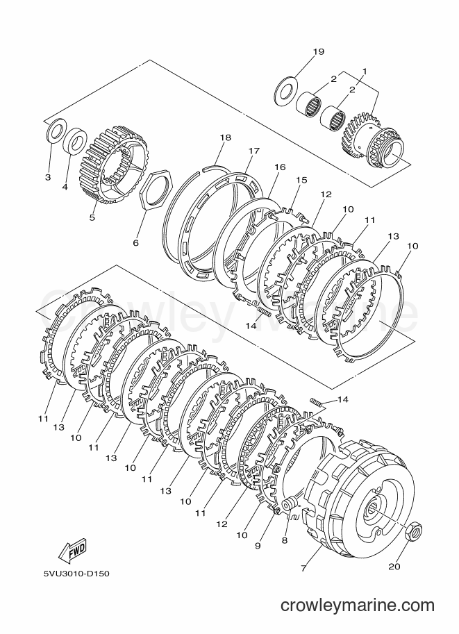 Yamaha Motors XP500 (4B5E) [050] - CLUTCH
