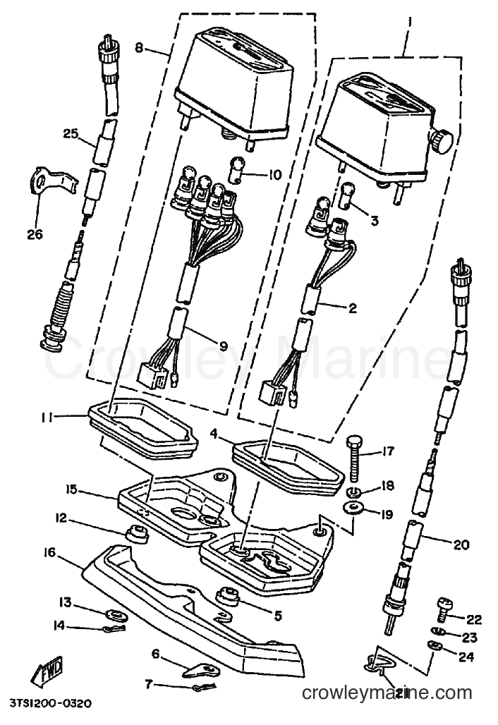 1991 Dirt Bike DT175 - DT175 (3FJ4) [010] - METER