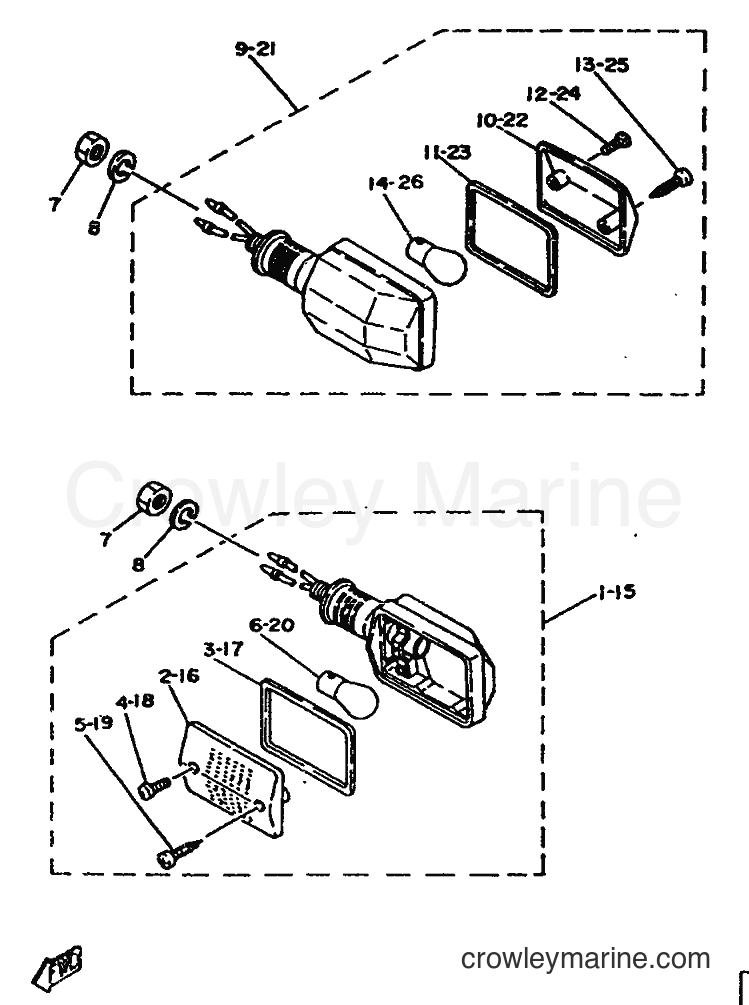 Yamaha Motors DT75 (2RY) [999] - HANDLE SWITCH & LEVER